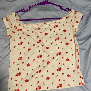 Pacsun brand shoulder crop top.